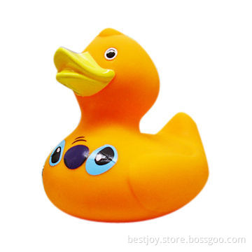 Colorful Rubber Duck with Cartoon Figure, CE and RoHS-marked